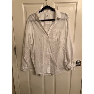 White Button Down Blouse
